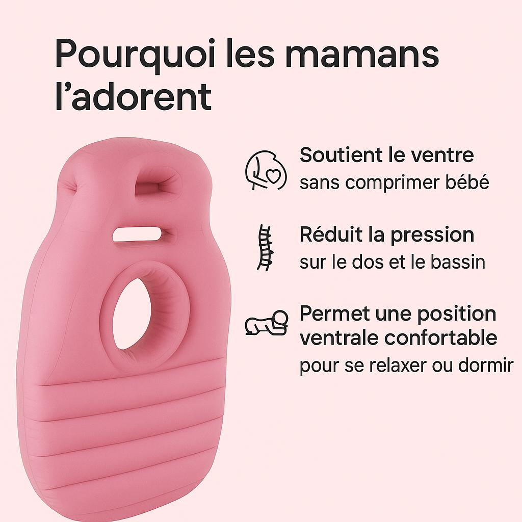 VEELANOO™ – Le matelas de grossesse qui libère ton ventre et soulage ton dos